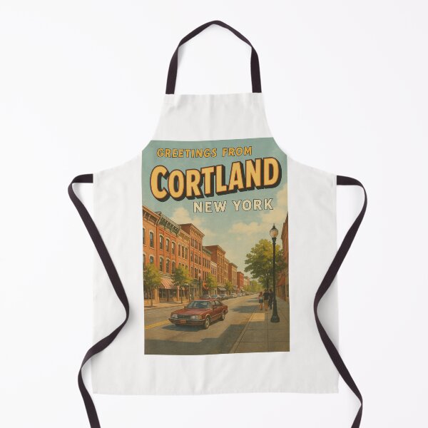 Item preview, Cortland New York Streetscape designed and sold by Places On Earth.