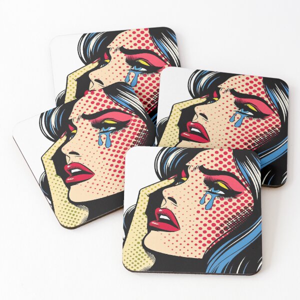 Item preview, Pop Art Comic Girl – Retro Style Emotional Woman Illustration Girlie Pop Slay designed and sold by Ojo de Lilith.