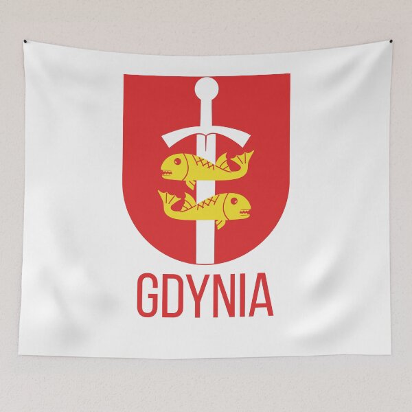 Item preview, Gdynia Poland Coat Of Arms designed and sold by jeshands.