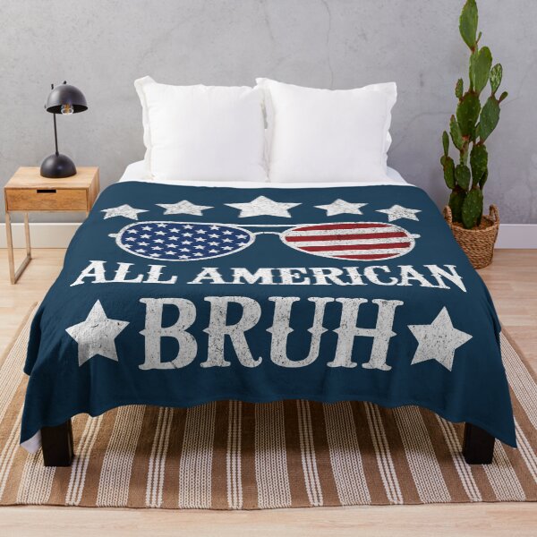 Item preview, July 4 Independence Day All American Bruh USA  American Flag designed and sold by NosandEdgy.