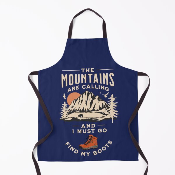 Item preview, The Mountains Are Calling And I Must Go Find My Boots designed and sold by scooterbaby.