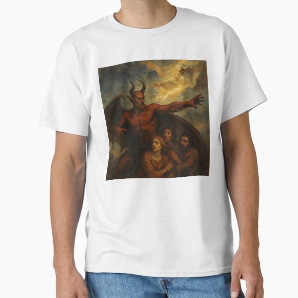 Item preview, Satan the Savior – Controversial Dark Fantasy Art designed and sold by BlanquitaArt.