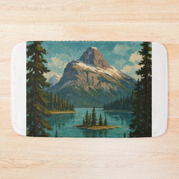 Item preview, Jasper Alberta Spirit Island Lake designed and sold by Places On Earth.