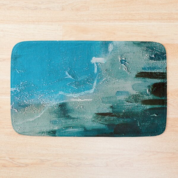 Item preview, Pastel Blue And Sea Foam Green Abstract Ocean  designed and sold by DEC02.