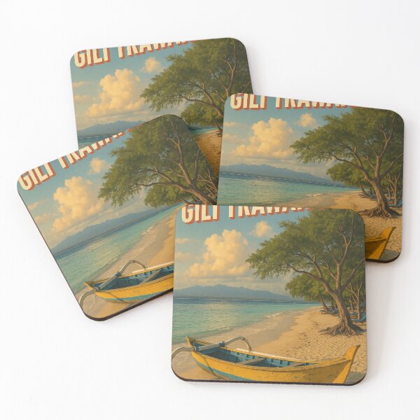 Item preview, Gili Trawangan Indonesia Tropical Shore designed and sold by Places On Earth.