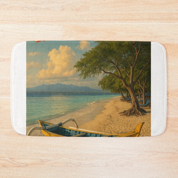 Item preview, Gili Trawangan Indonesia Tropical Shore designed and sold by Places On Earth.
