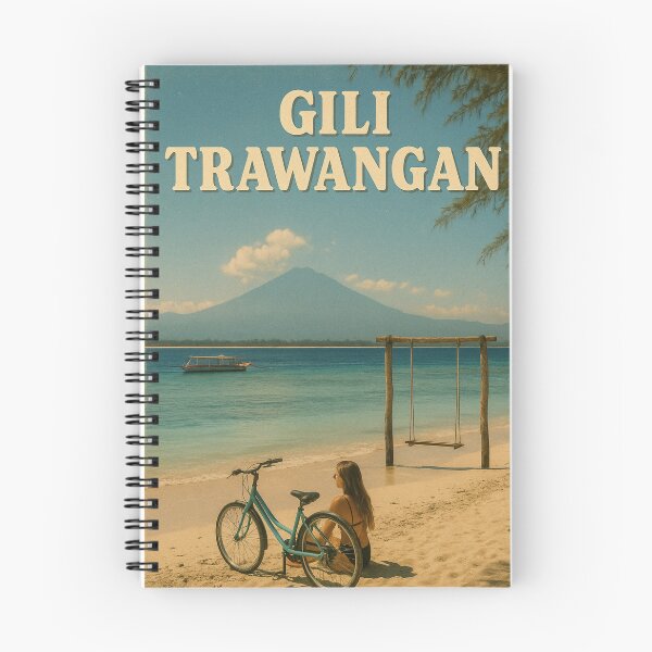 Item preview, Gili Trawangan Coastal View with Mount Agung designed and sold by Places On Earth.