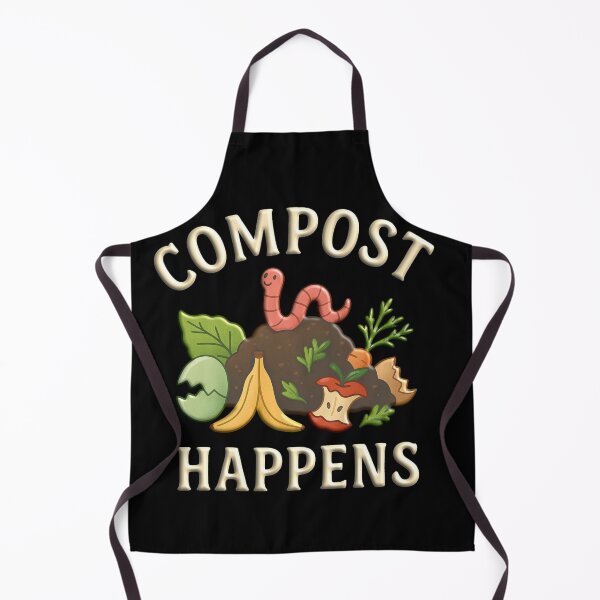 Item preview, Compost Happens – Funny Gardening & Eco Design designed and sold by delohill.