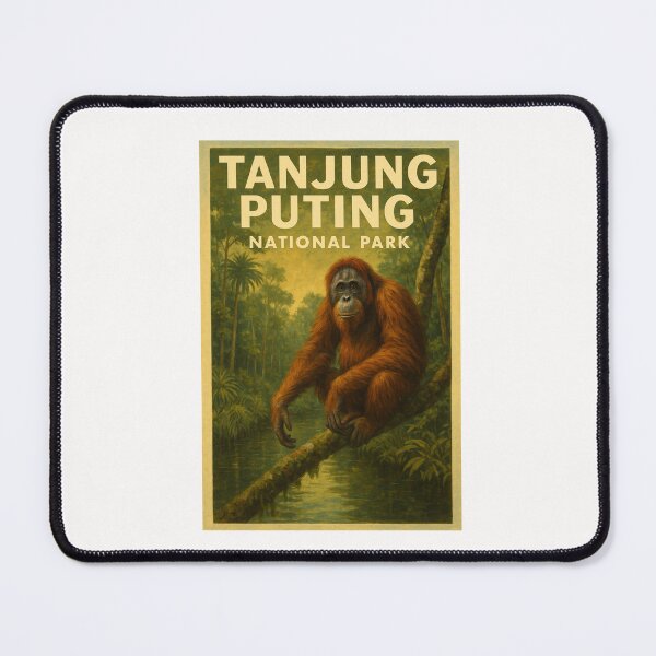 Item preview, Tanjung Puting Borneo Orangutan Portrait designed and sold by Places On Earth.