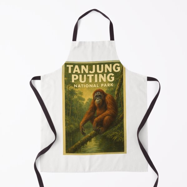 Artikelvorschau, Tanjung Puting Borneo-Orang-Utan-Porträt entworfen und verkauft von Places On Earth.
