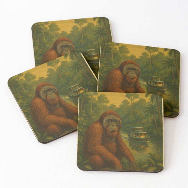Item preview, Tanjung Puting Orangutan and Klotok Boat designed and sold by Places On Earth.