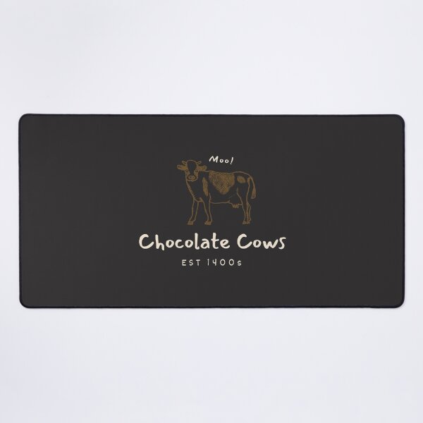 Vista previa del artículo con la obra «Vacas de chocolate», diseñado y vendido por HoneyAndBerries.