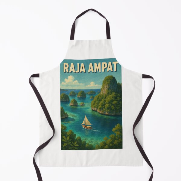 Artikelvorschau, Raja Ampat West Papua Segelansicht entworfen und verkauft von Places On Earth.