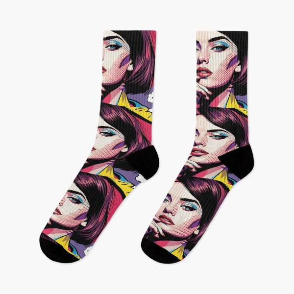 Item preview, Pop Art Cosmic Girl – Retro Style Emotional Woman Illustration Girlie Pop Slay designed and sold by Ojo de Lilith.