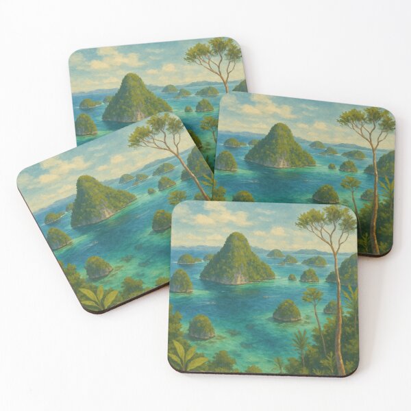Item preview, Raja Ampat Archipelago Panoramic View designed and sold by Places On Earth.