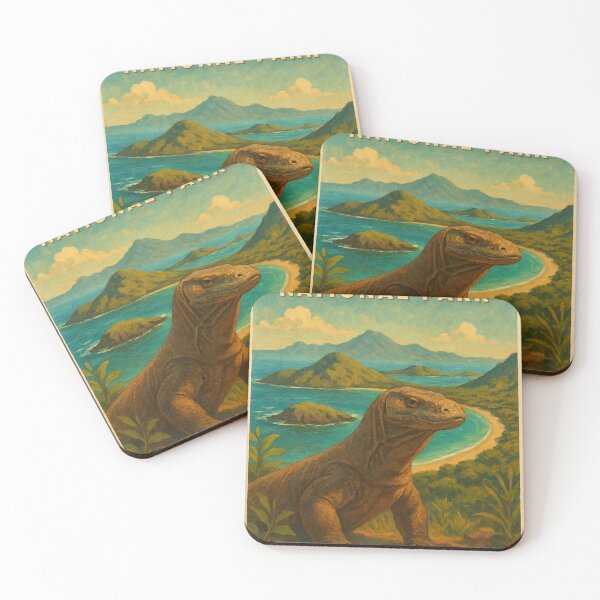 Item preview, Komodo National Park Indonesia Coastal View designed and sold by Places On Earth.
