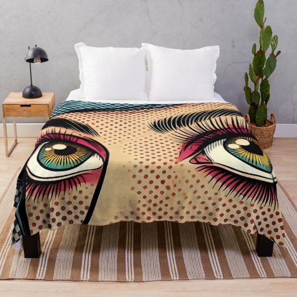 Item preview, Pop Art in style of Roy Lichtenstein: Eyes designed and sold by PinUpPizzazz.