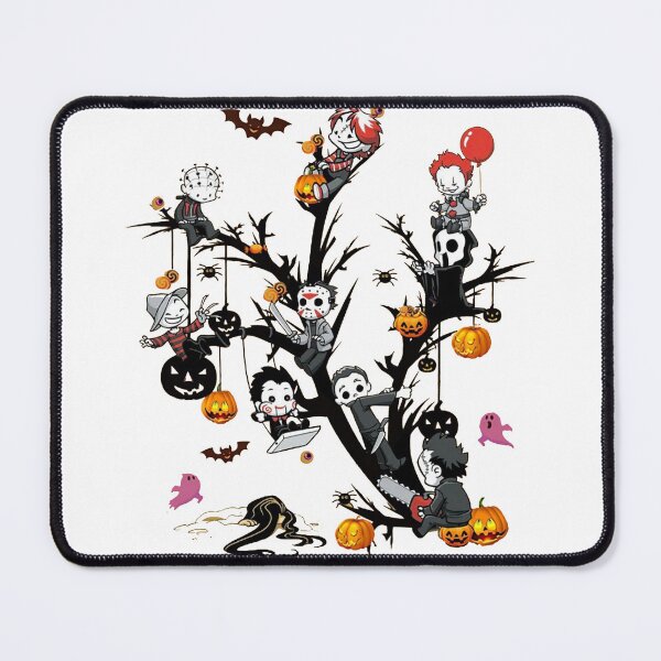 Item preview, Horror Characters On Halloween Tree designed and sold by yawnstew.