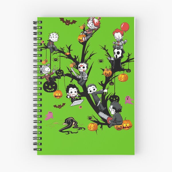 Item preview, Horror Characters On Halloween Tree designed and sold by yawnstew.