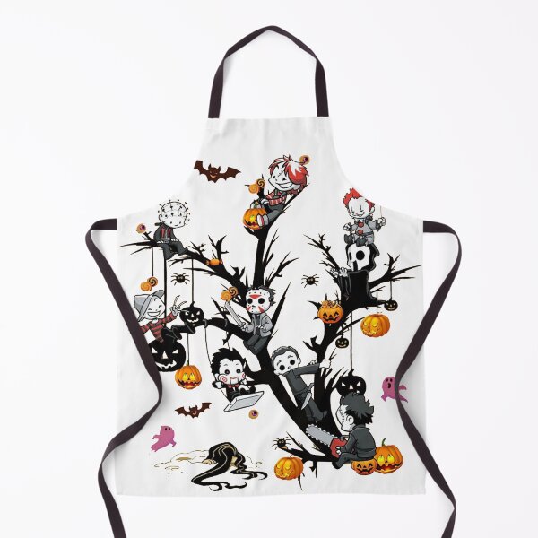 Item preview, Horror Characters On Halloween Tree designed and sold by yawnstew.