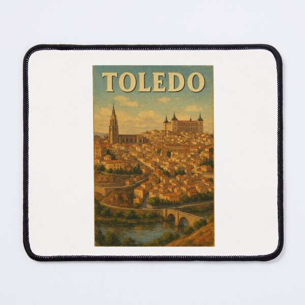 Item preview, Toledo Spain Alcázar and Cathedral View designed and sold by Places On Earth.