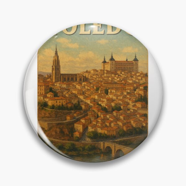 Item preview, Toledo Spain Alcázar and Cathedral View designed and sold by Places On Earth.