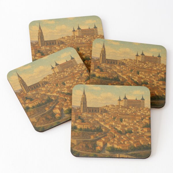 Item preview, Toledo Spain Alcázar and Cathedral View designed and sold by Places On Earth.