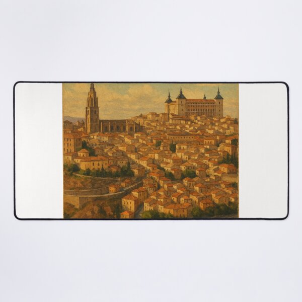 Item preview, Toledo Spain Alcázar and Cathedral View designed and sold by Places On Earth.
