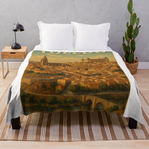 Item preview, Toledo Spain Alcázar and Cathedral View designed and sold by Places On Earth.
