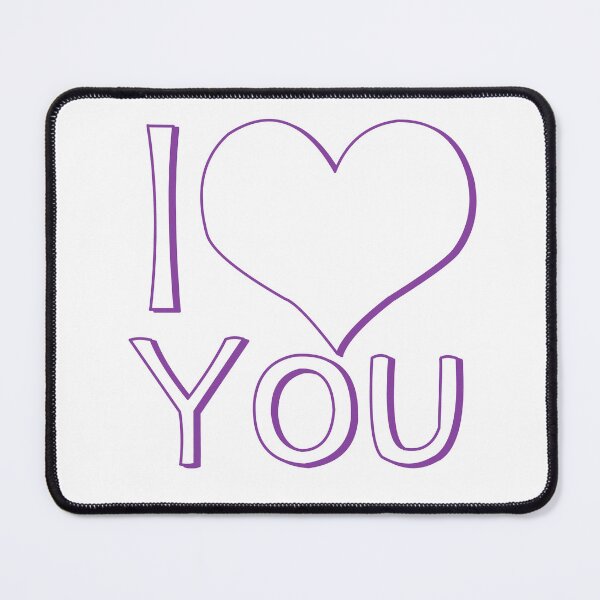 Item preview, I love you purple designed and sold by ZiphGames.
