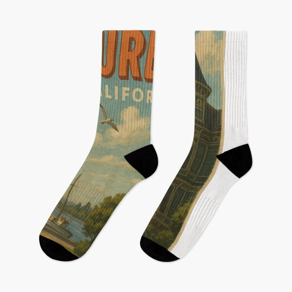 Item preview, Eureka California Historic Waterfront View designed and sold by Places On Earth.