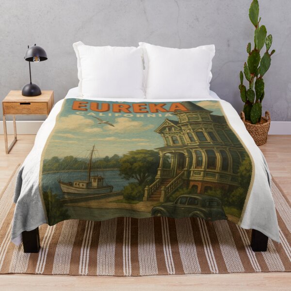 Item preview, Eureka California Historic Waterfront View designed and sold by Places On Earth.