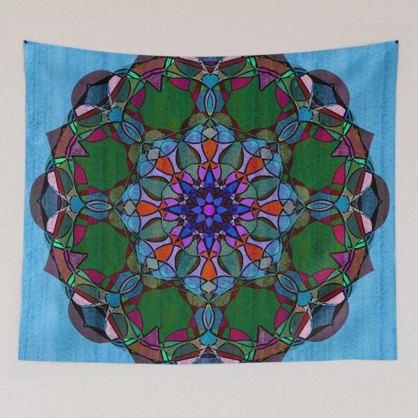 Item preview, Stained Glass Flower Jewel designed and sold by Majikat Designs.