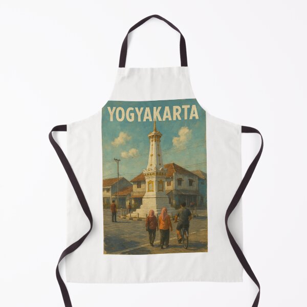 Item preview, Yogyakarta Tugu Monument with Locals designed and sold by Places On Earth.