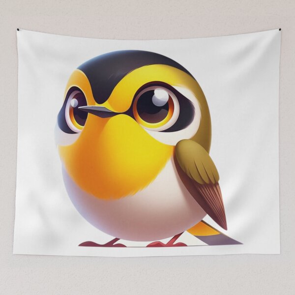 Item preview, Adorable Common Yellowthroat Warbler designed and sold by Sillytoe.