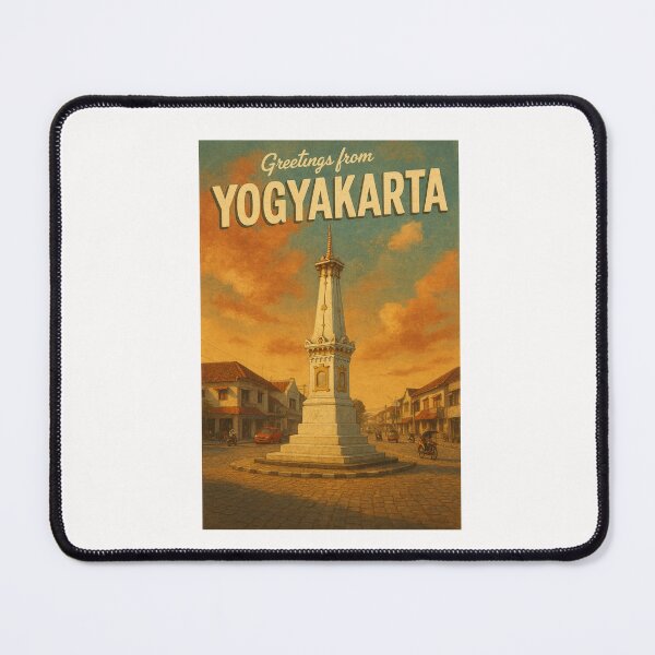 Item preview, Sunset Over Yogyakarta’s Iconic Tugu Monument designed and sold by Places On Earth.