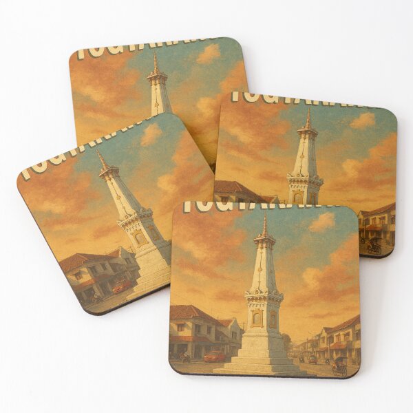 Item preview, Sunset Over Yogyakarta’s Iconic Tugu Monument designed and sold by Places On Earth.