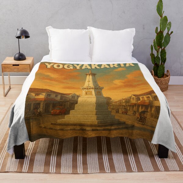 Item preview, Sunset Over Yogyakarta’s Iconic Tugu Monument designed and sold by Places On Earth.