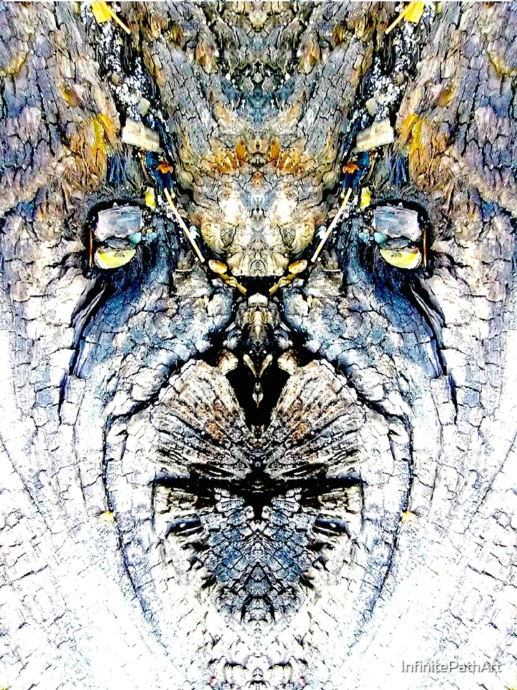 Thumbnail 3 of 3, Scarf, wolf tree designed and sold by InfinitePathArt.