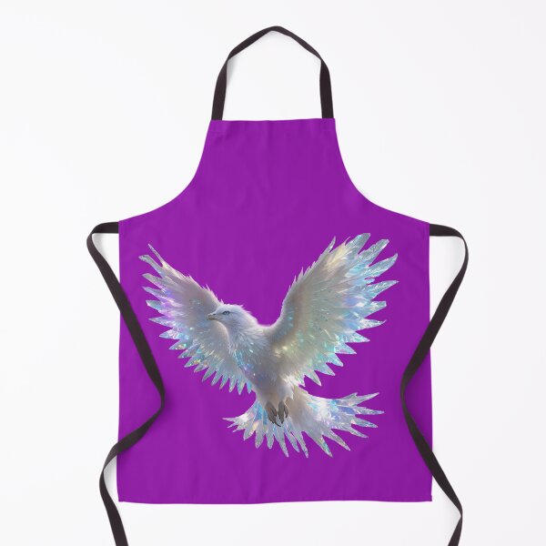 Item preview, Majestic bird with lace-like translucent intricate crystalline wings that refract and reflect light, shimmering and glimmering, casting a kaleidoscope of iridescent colors, as it takes flight designed and sold by CrystalGraphic.