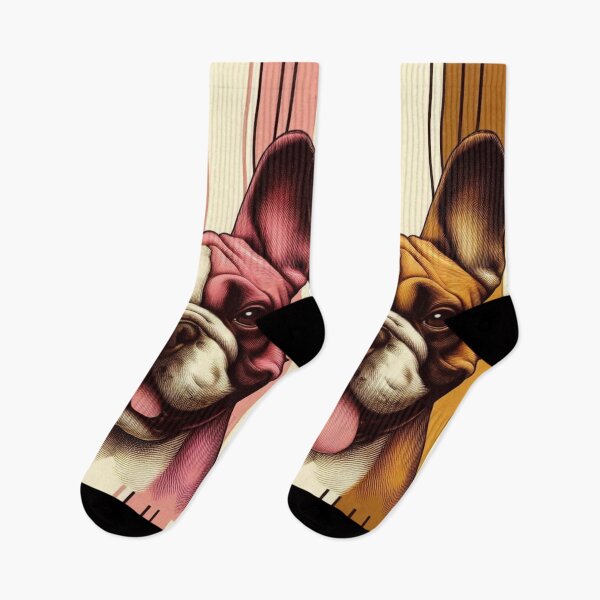 Item preview, French bulldogs Art designed and sold by FloridaWildOnes.