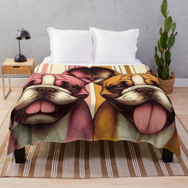 Item preview, French bulldogs Art designed and sold by FloridaWildOnes.