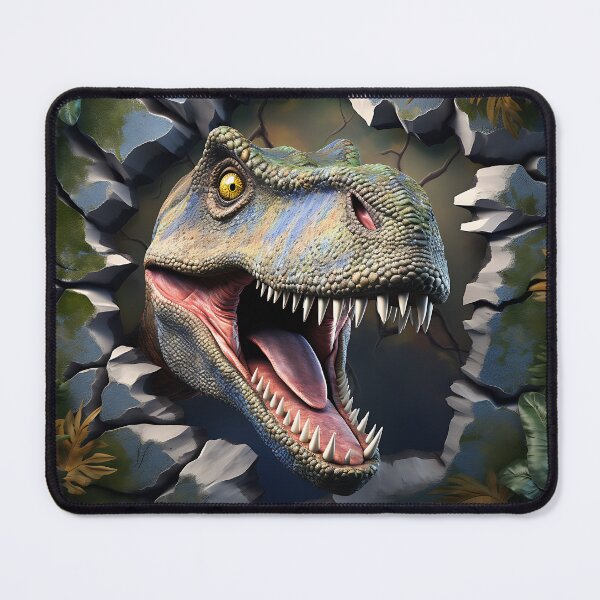 Item preview, T Rex Smashing through Wall designed and sold by Melissify.