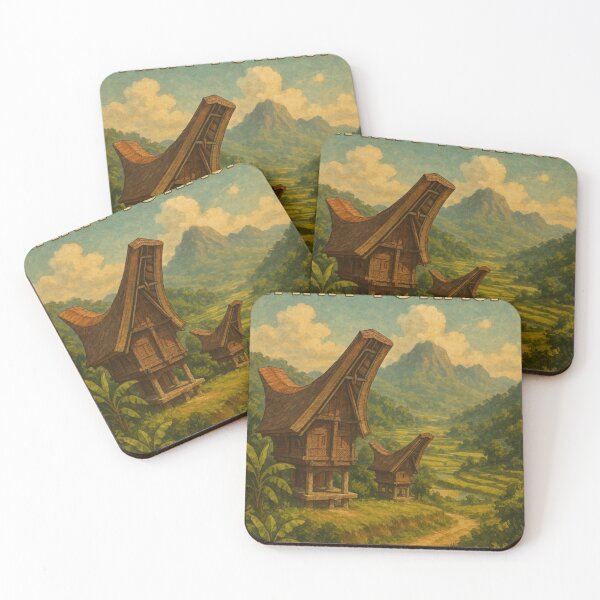 Item preview, Tana Toraja Rice Valley and Tongkonan Houses designed and sold by Places On Earth.