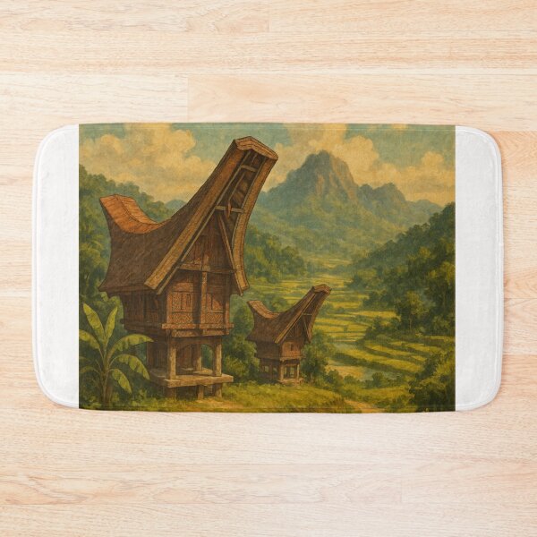 Item preview, Tana Toraja Rice Valley and Tongkonan Houses designed and sold by Places On Earth.
