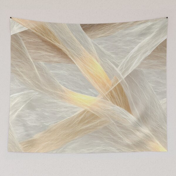 Item preview, Minimalist Japanese Washi Fiber Flow | Golden Light Texture designed and sold by Kawaii Drops .