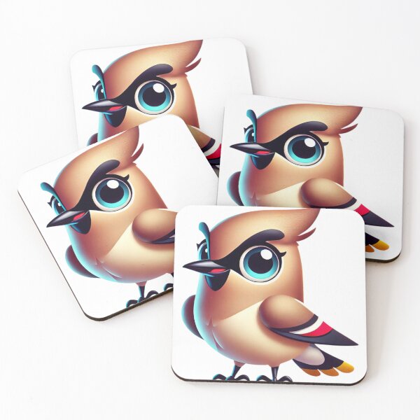 Item preview, Adorable Cedar Waxwing designed and sold by Sillytoe.