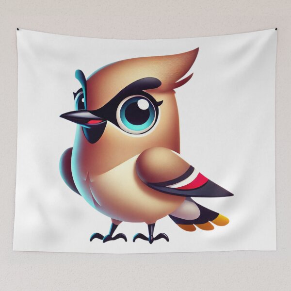 Item preview, Adorable Cedar Waxwing designed and sold by Sillytoe.