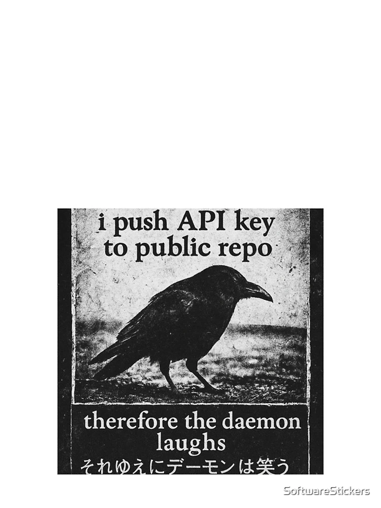 Thumbnail 4 of 4, iPhone Case, Pushed My API Key Again designed and sold by SoftwareStickers.