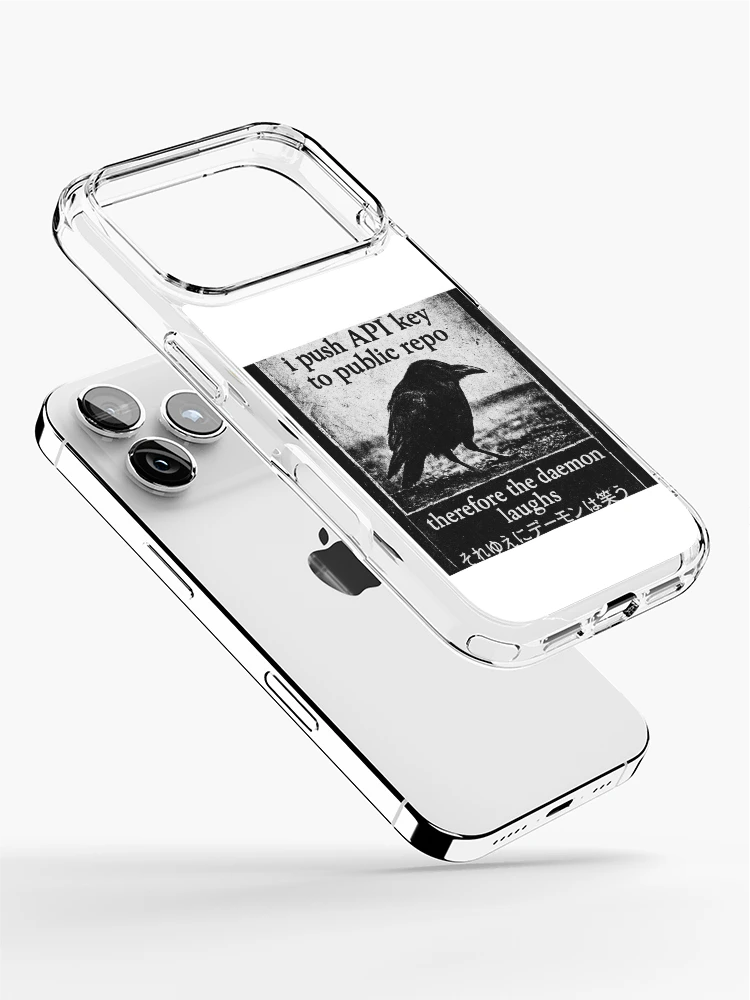 Thumbnail 2 of 5, iPhone Case, Pushed My API Key Again  designed and sold by SoftwareStickers.
